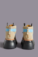 BULKY TRAILBLAZER HIKING BOOT - STONE AND BLUE | R13 US
