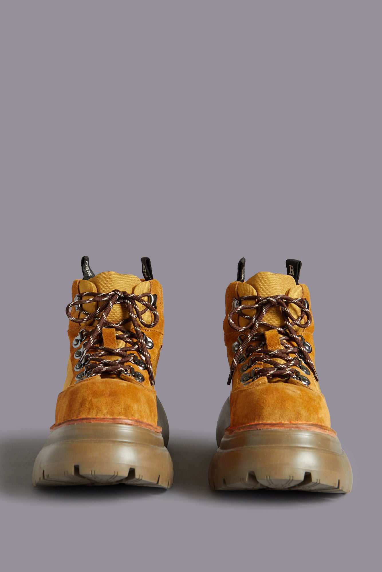 BULKY TRAILBLAZER HIKING BOOT - BROWN AND KHAKI | R13 ONLINE