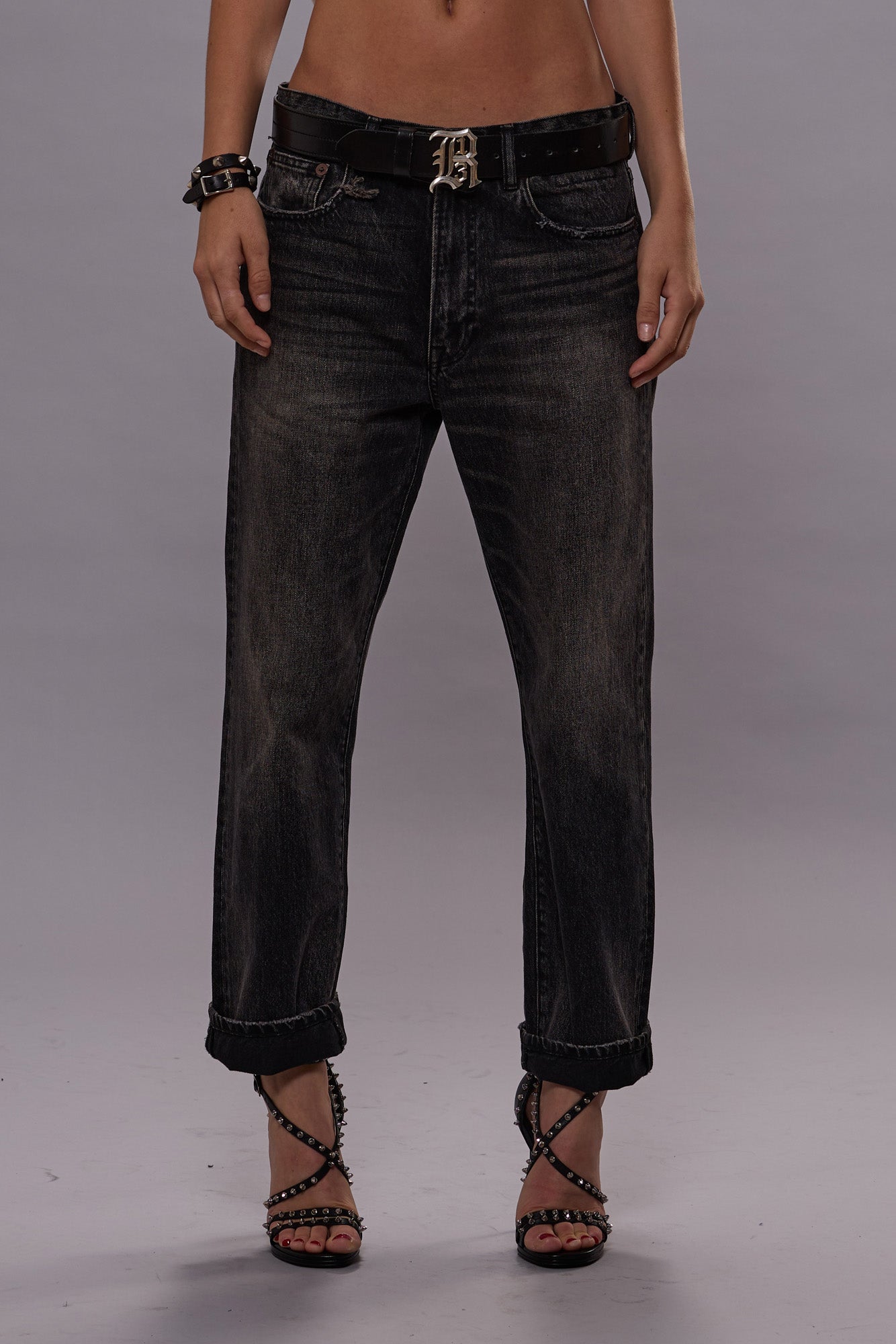 BOYFRIEND JEANS - ARVIN BLACK | R13 near me