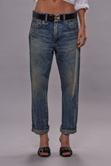 BOYFRIEND JEANS - BARTER INDIGO | R13 sale
