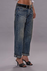 BOYFRIEND JEANS - BARTER INDIGO | R13 sale