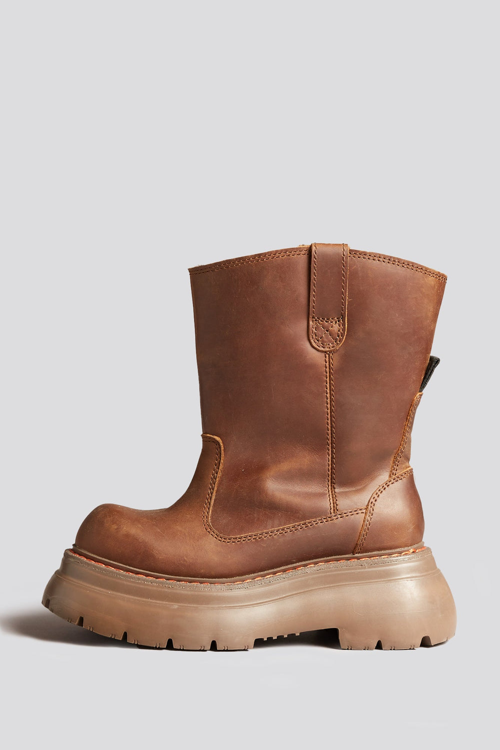 WORKWEAR BOOT - BROWN | R13 outlet