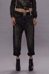 TAILORED DROP JEANS - ARVIN BLACK | R13 near me