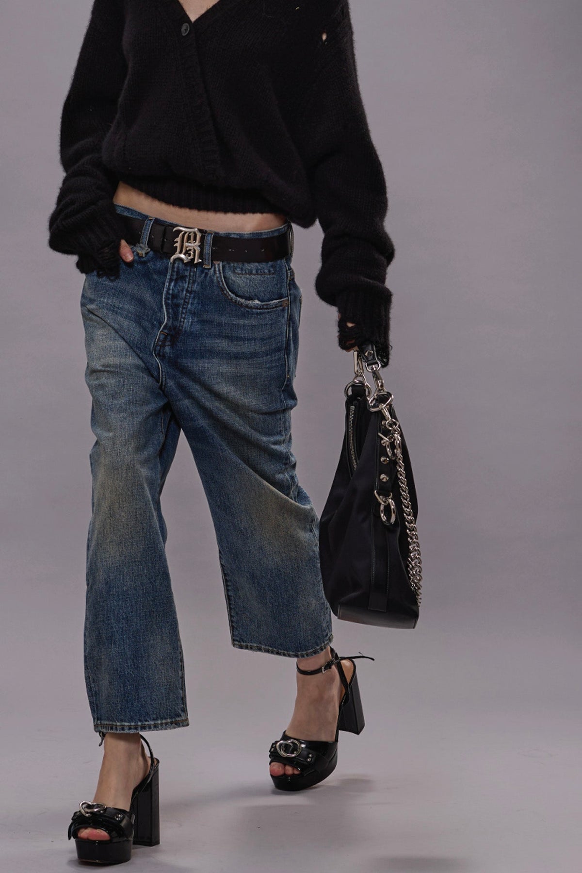 TAILORED DROP JEANS - BARTER INDIGO | R13 US