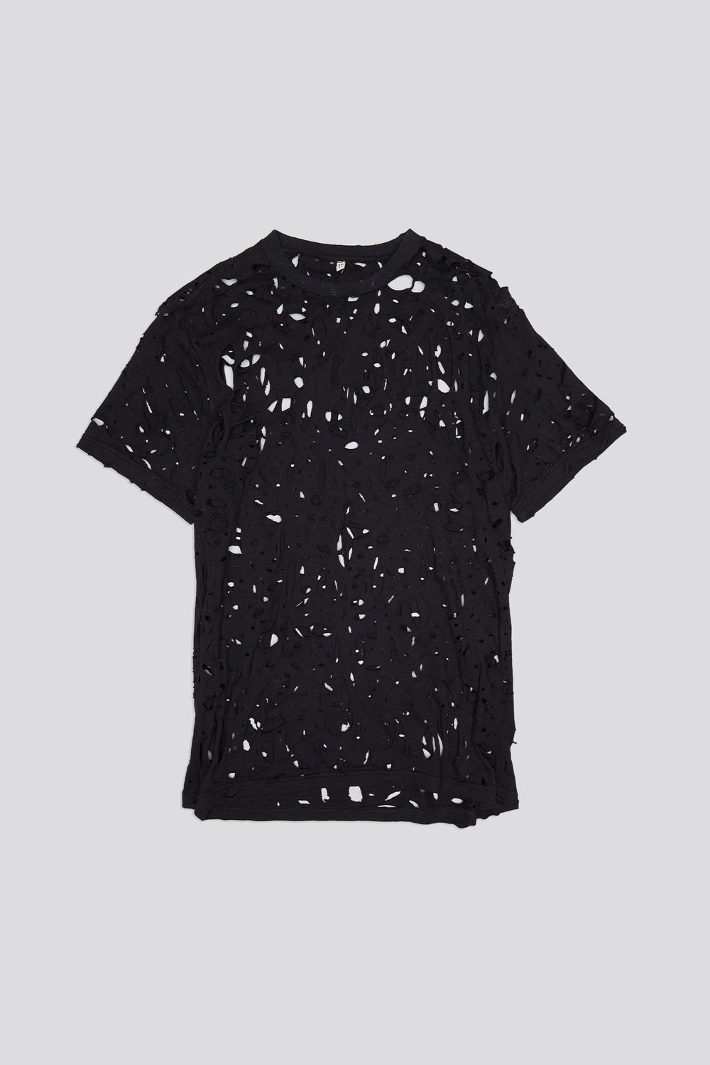 EXCESS DISTRESS TEE - BLACK | R13 sale