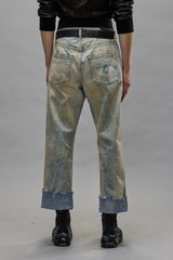 CUFFED X-BOYFRIEND JEANS - VINTAGE ASH BLUE | R13 outlet
