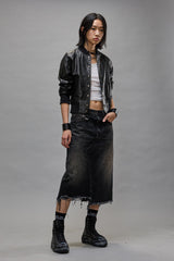 JESSE SKIRT - ARVIN BLACK | R13 sale