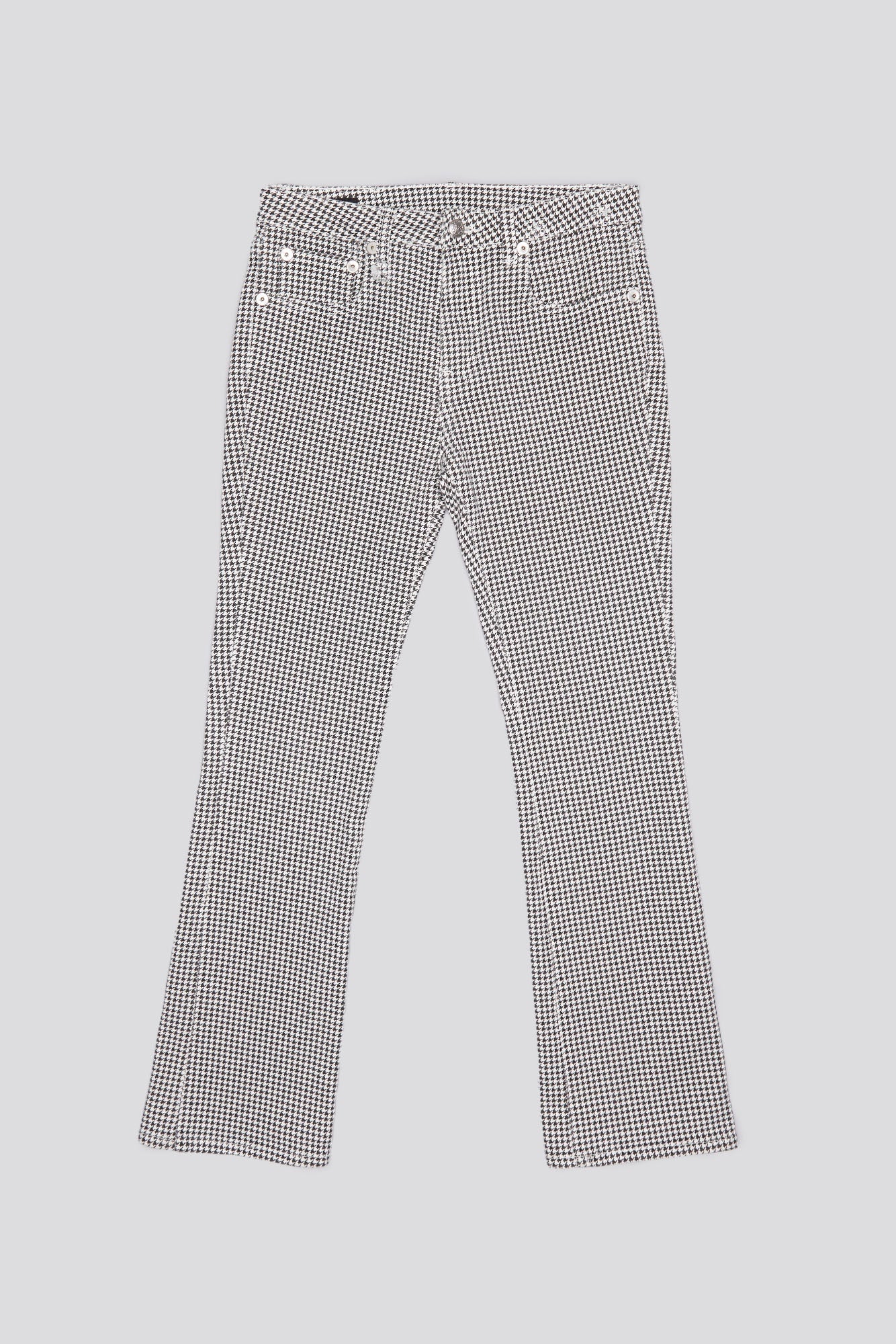 KICK FIT - PRINTED HOUNDSTOOTH JEANS | R13 sale