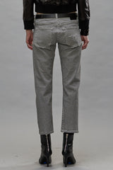BOY STRAIGHT JEANS - PRINTED HOUNDSTOOTH | R13 outlet