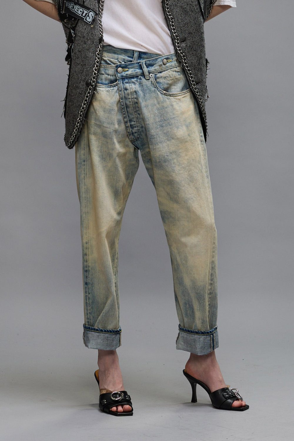 CROSSOVER JEANS - VINTAGE ASH BLUE | R13 outlet