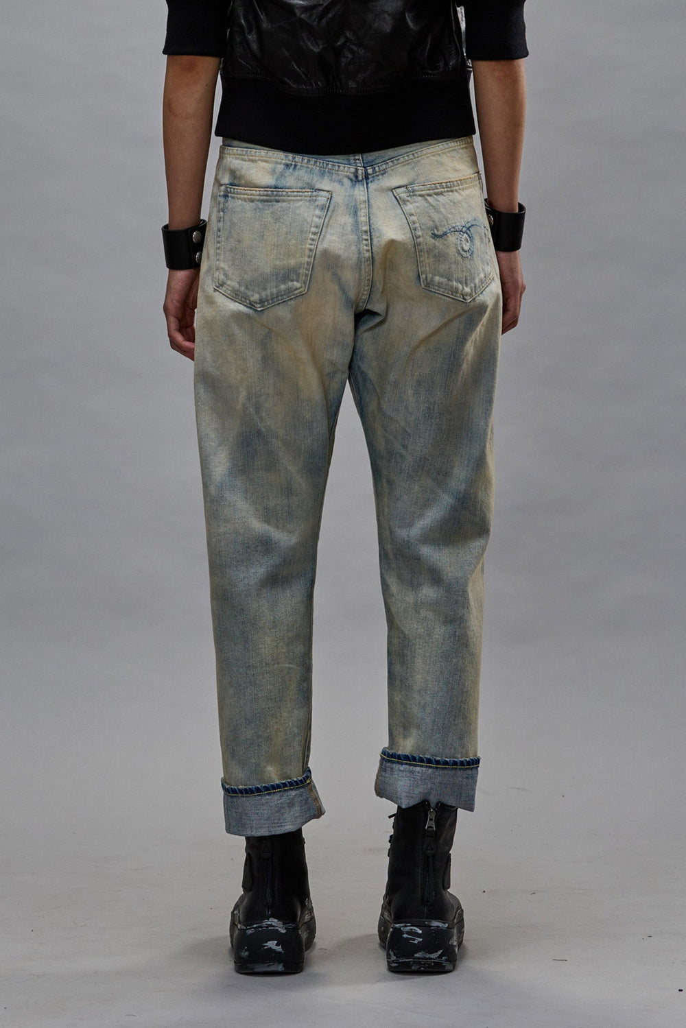 CROSSOVER JEANS - VINTAGE ASH BLUE | R13 outlet