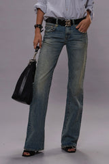 BOY FLARE JEANS - MERTON BLUE STRETCH -R13 | R13 sale