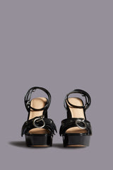 CHUNKY HEELS WITH RING - BLACK | R13 ONLINE
