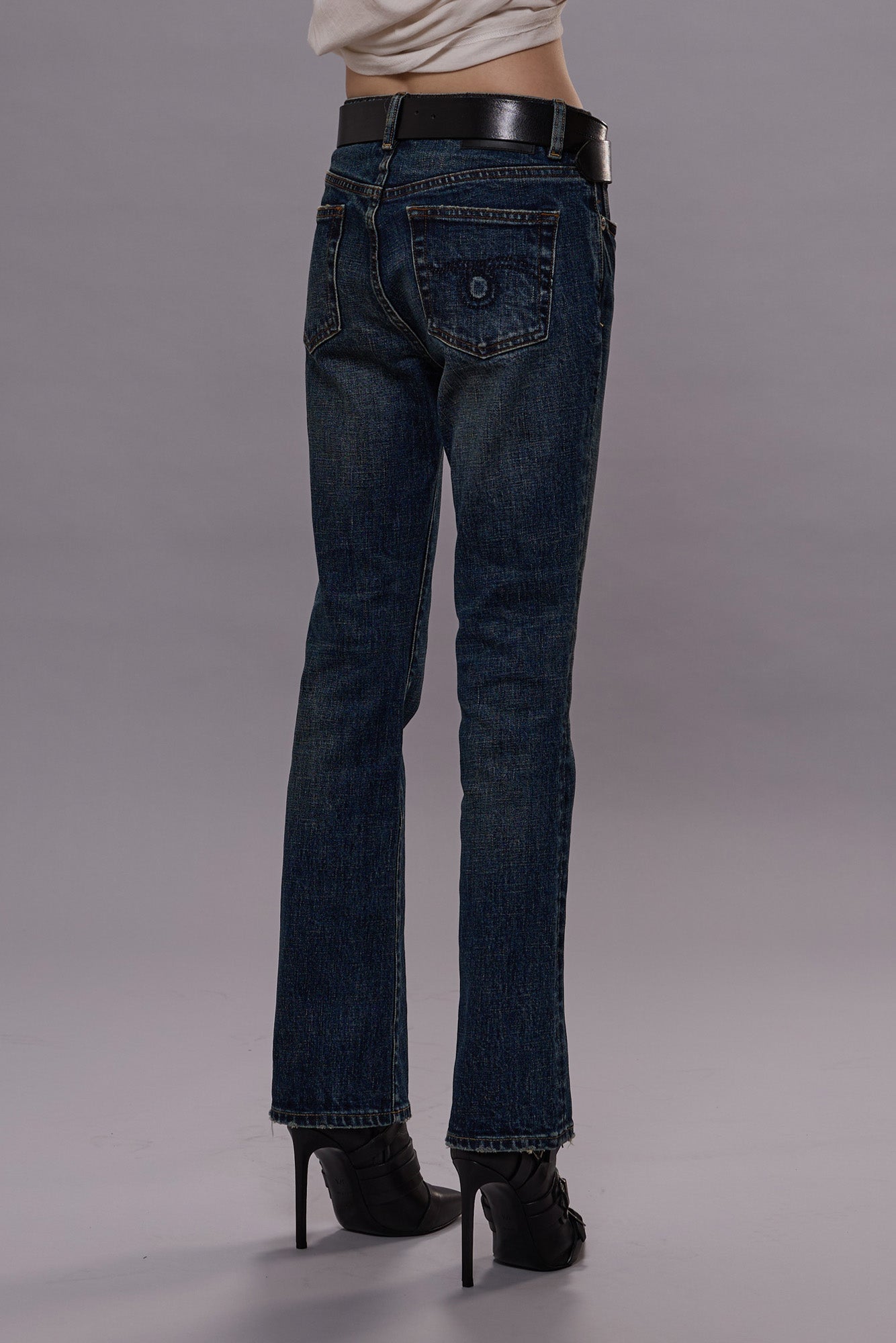 KICK FIT JEANS - MELVIN BLUE STRETCH -R13 | R13 for sale