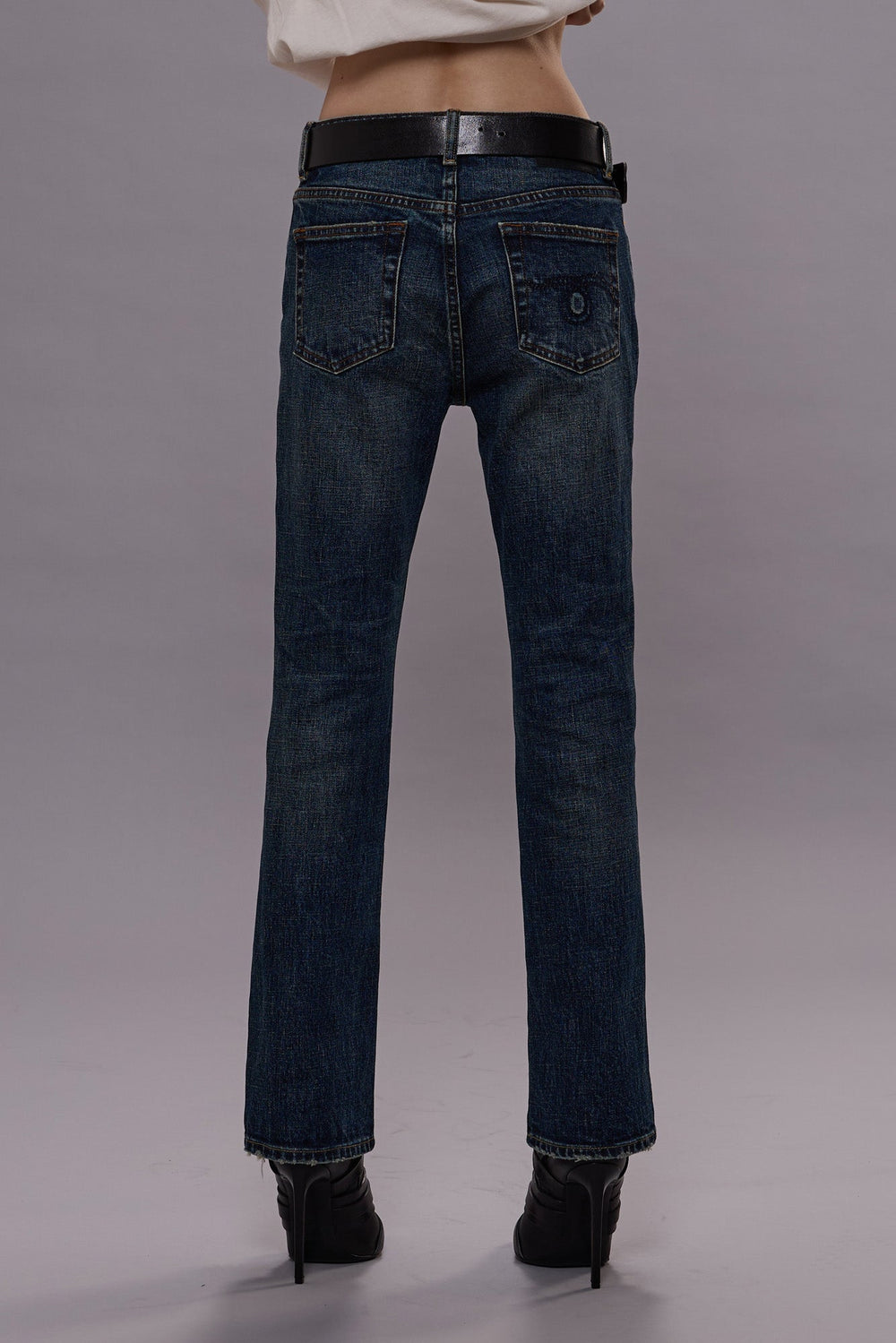 KICK FIT JEANS - MELVIN BLUE STRETCH -R13 | R13 for sale