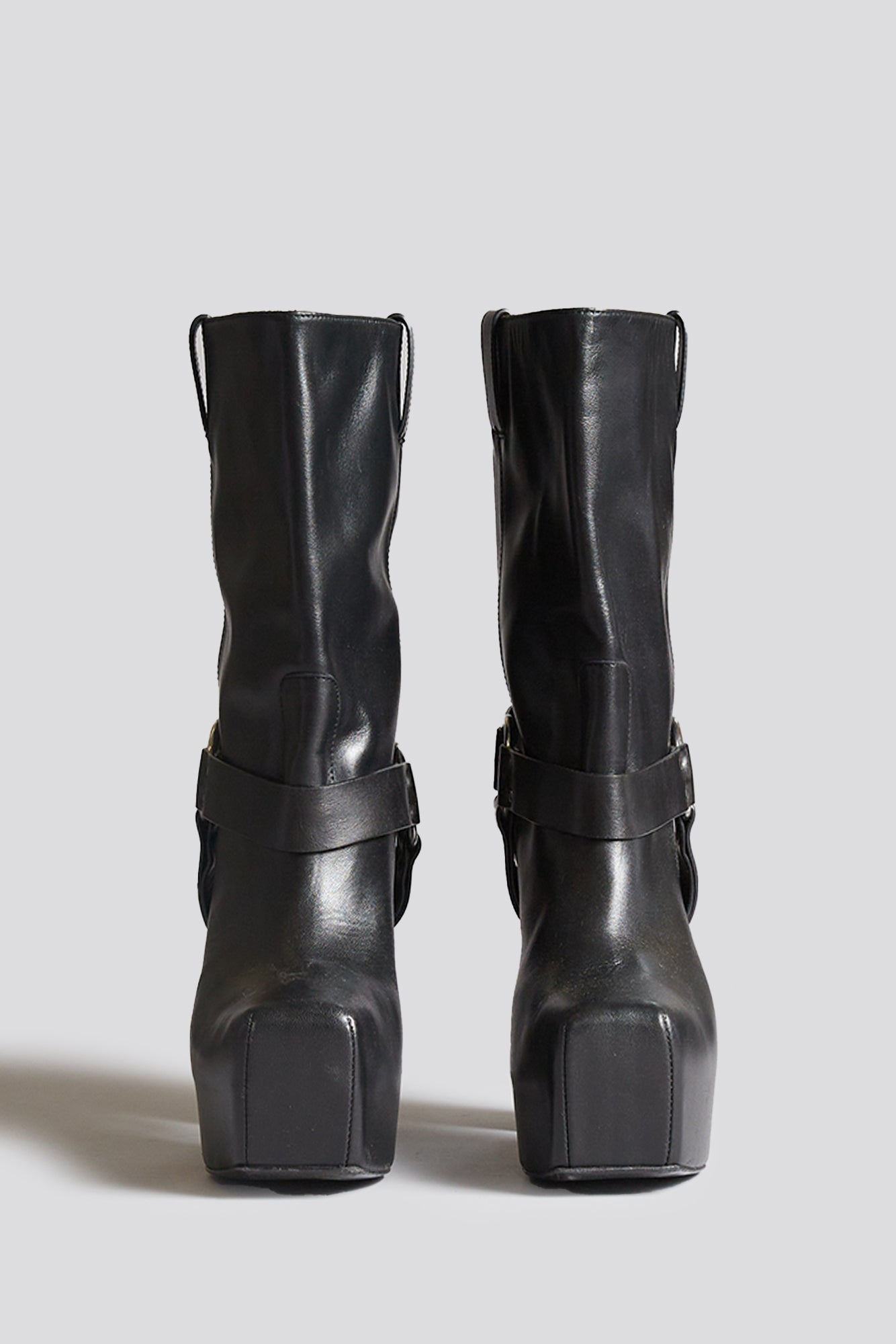 SID HEELED HARNESS BOOT - BLACK LEATHER | R13 discount