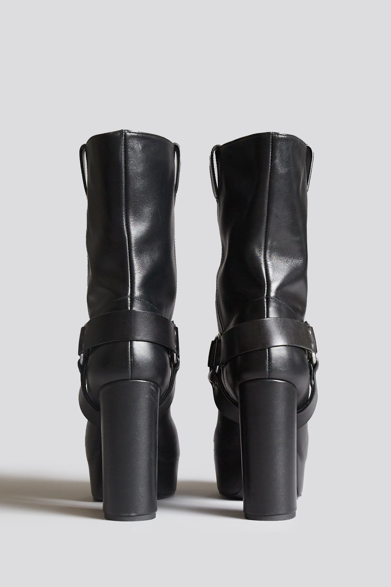 SID HEELED HARNESS BOOT - BLACK LEATHER | R13 discount