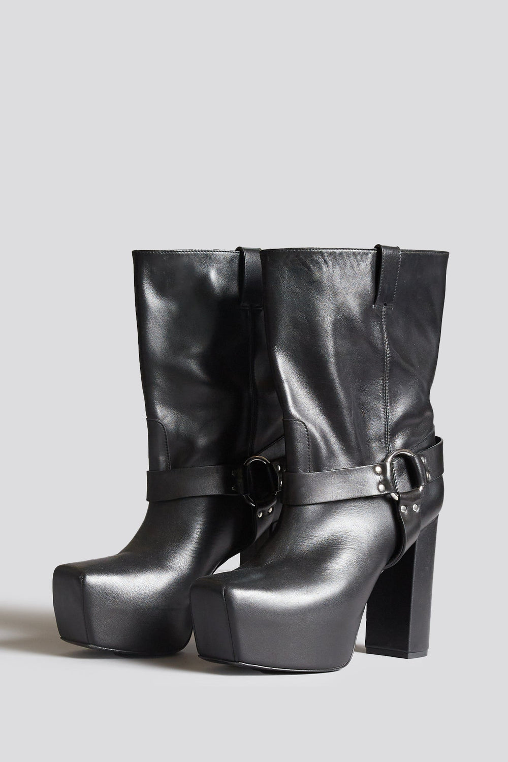 SID HEELED HARNESS BOOT - BLACK LEATHER | R13 discount