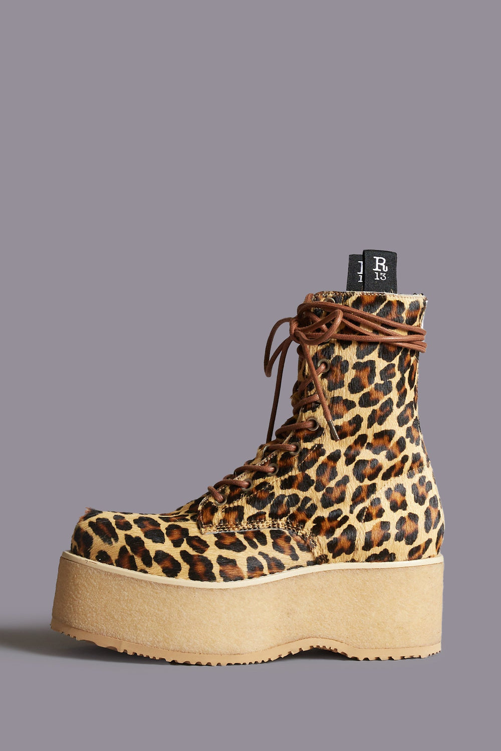 DOUBLE STACK BOOT - LEOPARD | R13 near me