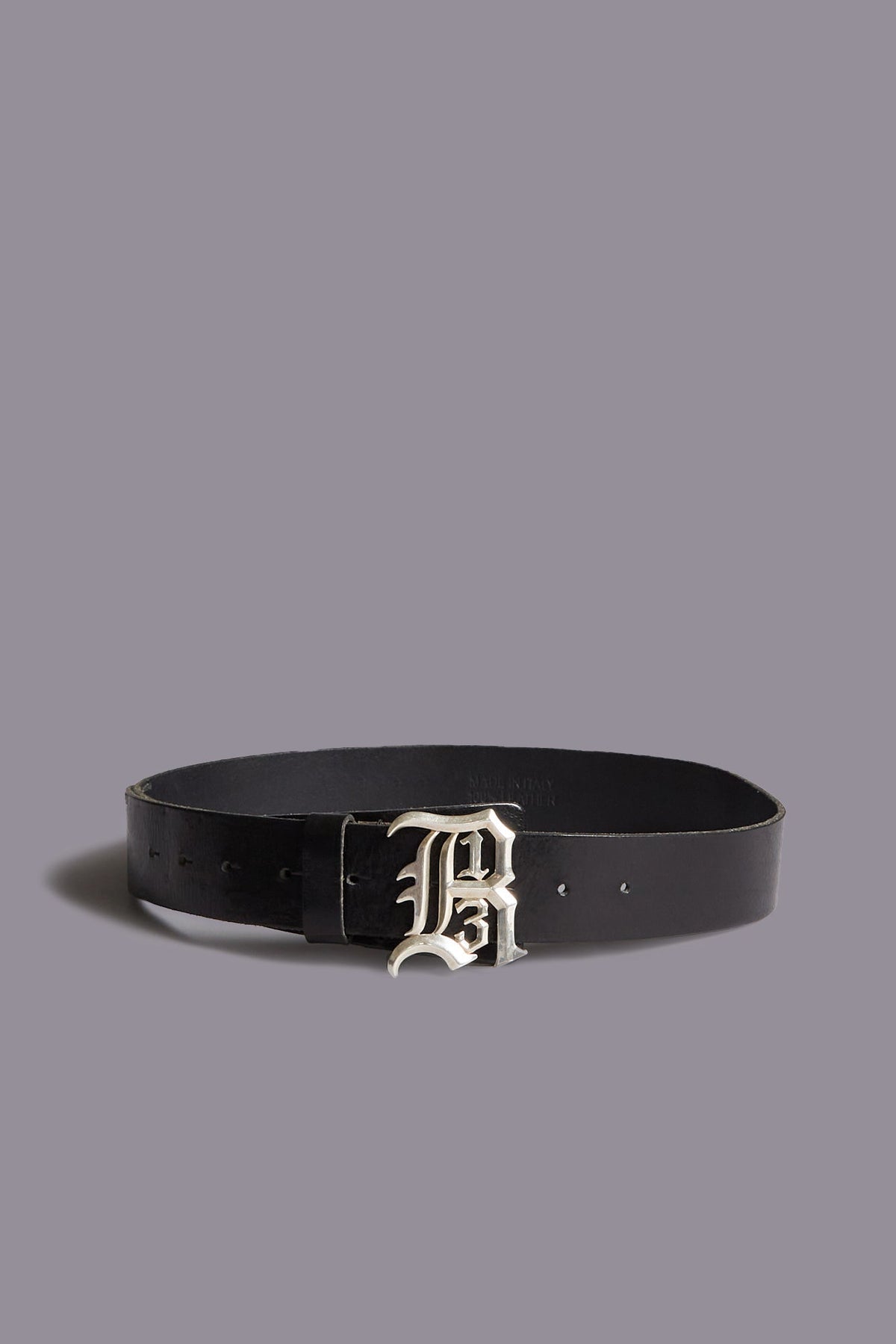 LOGO BUCKLE BELT - BLACK | R13 outlet