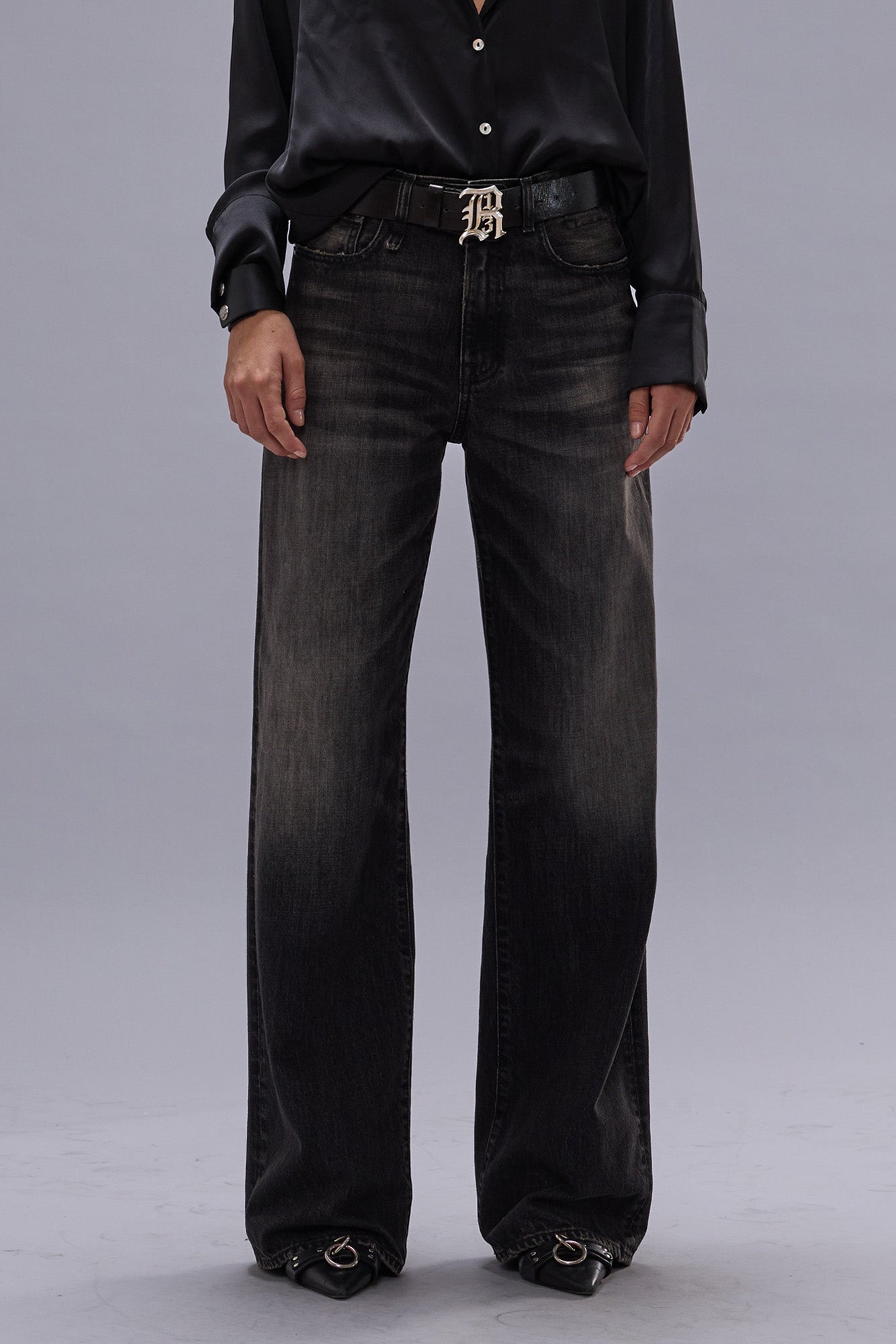 D'ARCY LOOSE JEAN - WILSON BLACK | R13 outlet