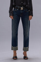 CUFFED ROMEO JEAN - WINNETT SELVEDGE BLUE | R13 ONLINE