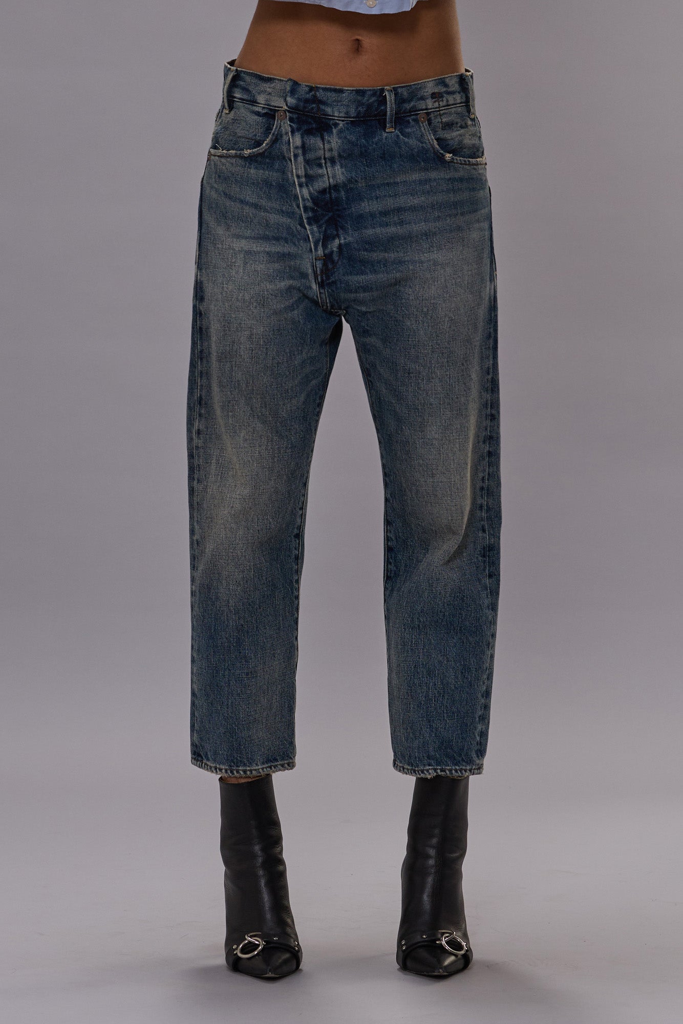 EXENE JEAN - TYNE SELVEDGE BLUE | R13 near me
