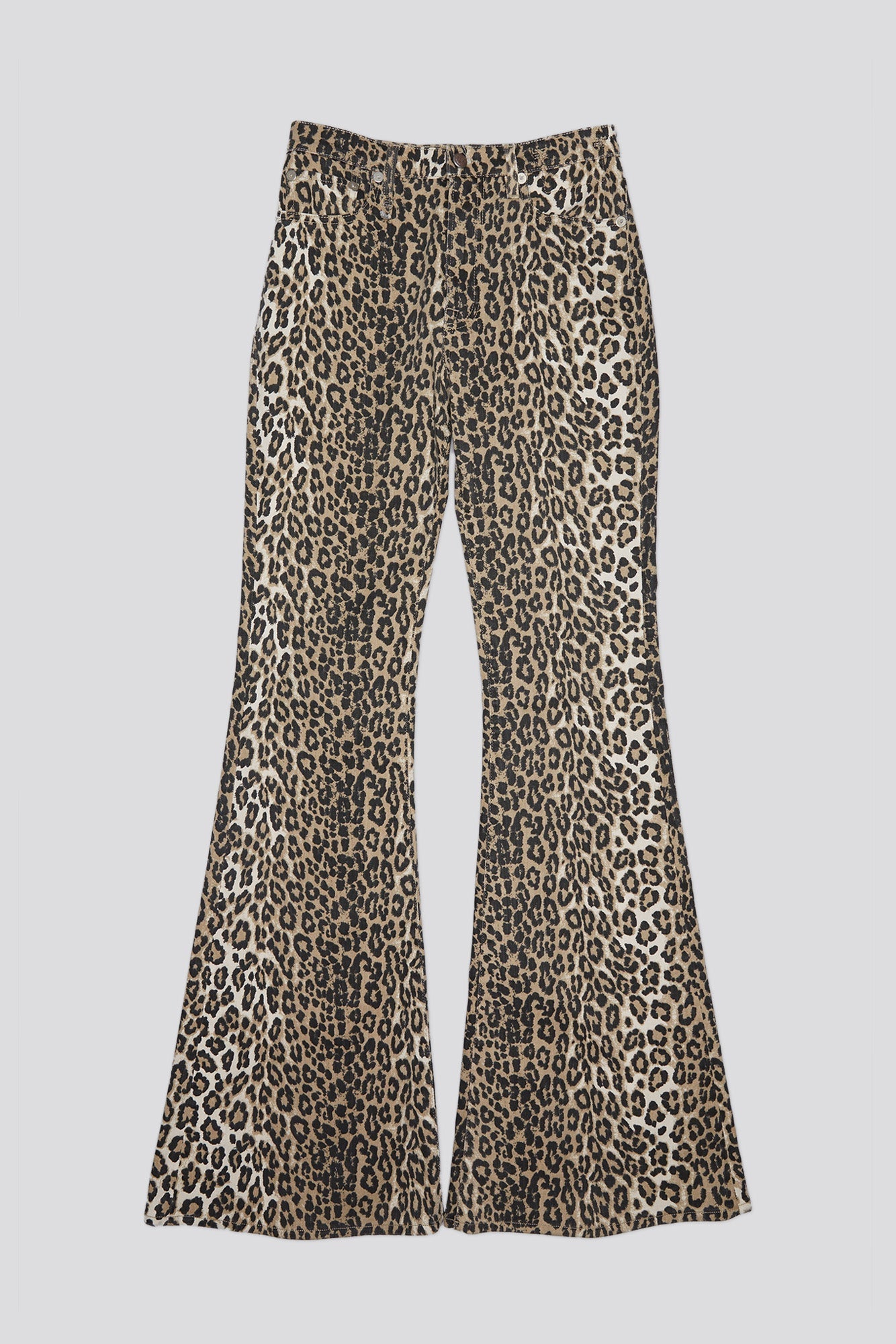 OVERFLOW JANE FLARE - ECRU LEOPARD | R13 for sale