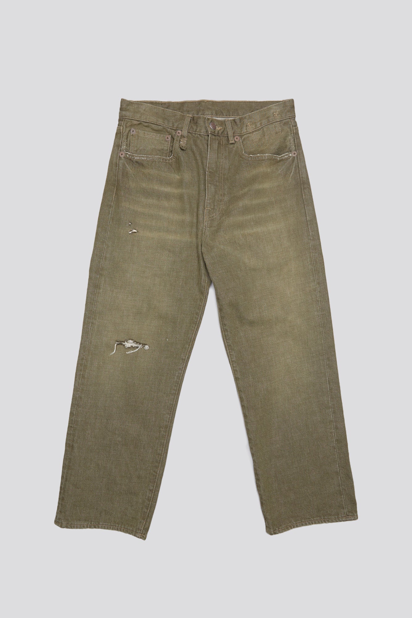 X-BOYFRIEND JEAN - VINTAGE OLIVE DRAB | R13 for sale