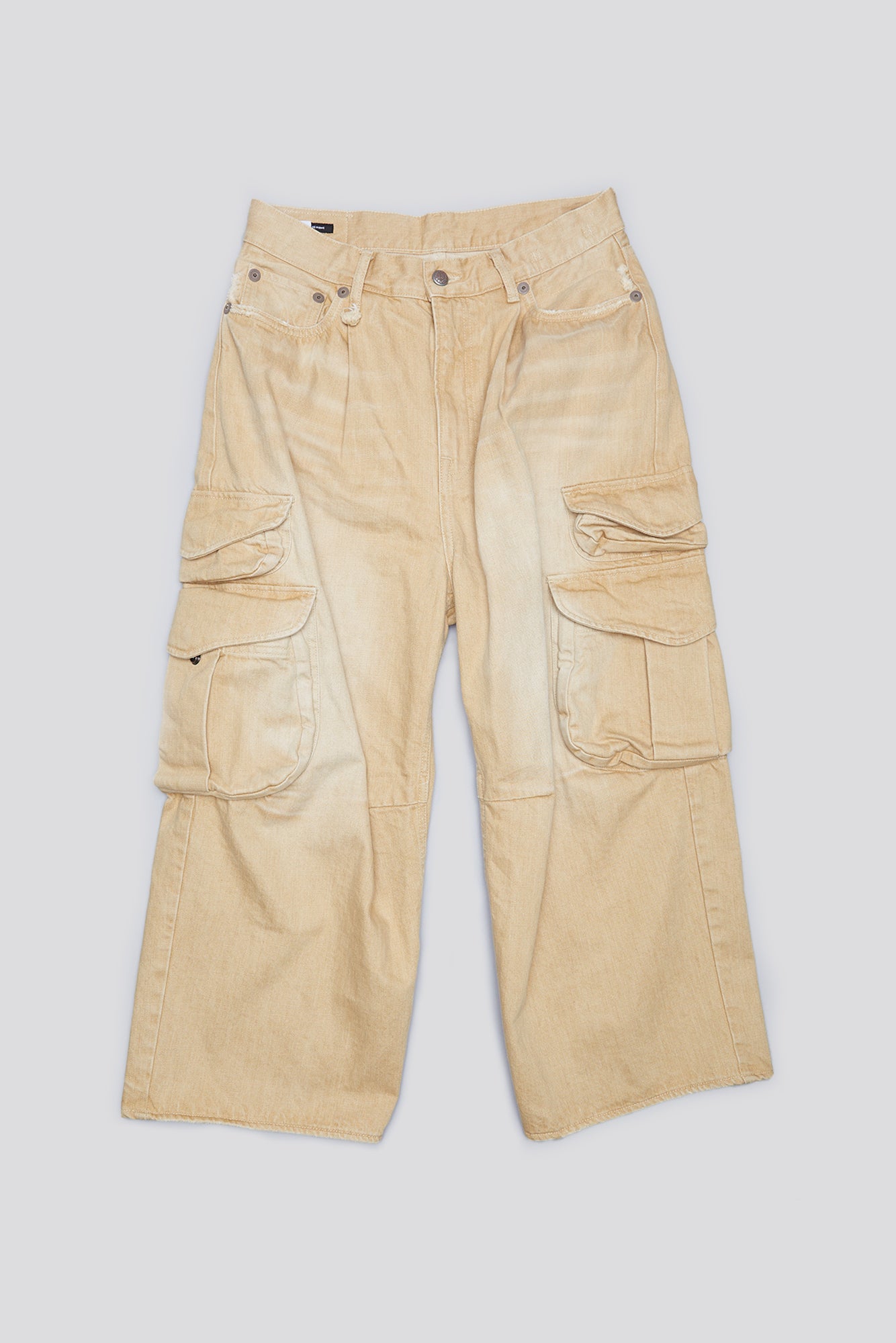 CROPPED MULTI POCKET CARGO - FADED WHEAT | R13 outlet