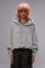 BALLOON POPOVER HOODIE - LIGHT BLUE | R13 discount