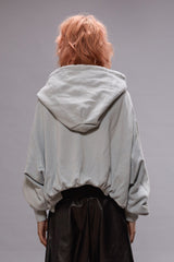 BALLOON POPOVER HOODIE - LIGHT BLUE | R13 discount