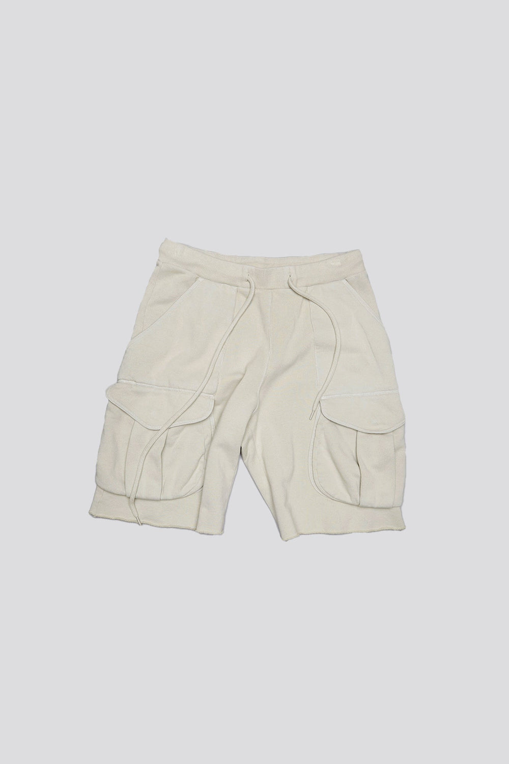 MULTIPOCKET RELAXED SWEATSHORTS - LIGHT STONE | R13 for sale