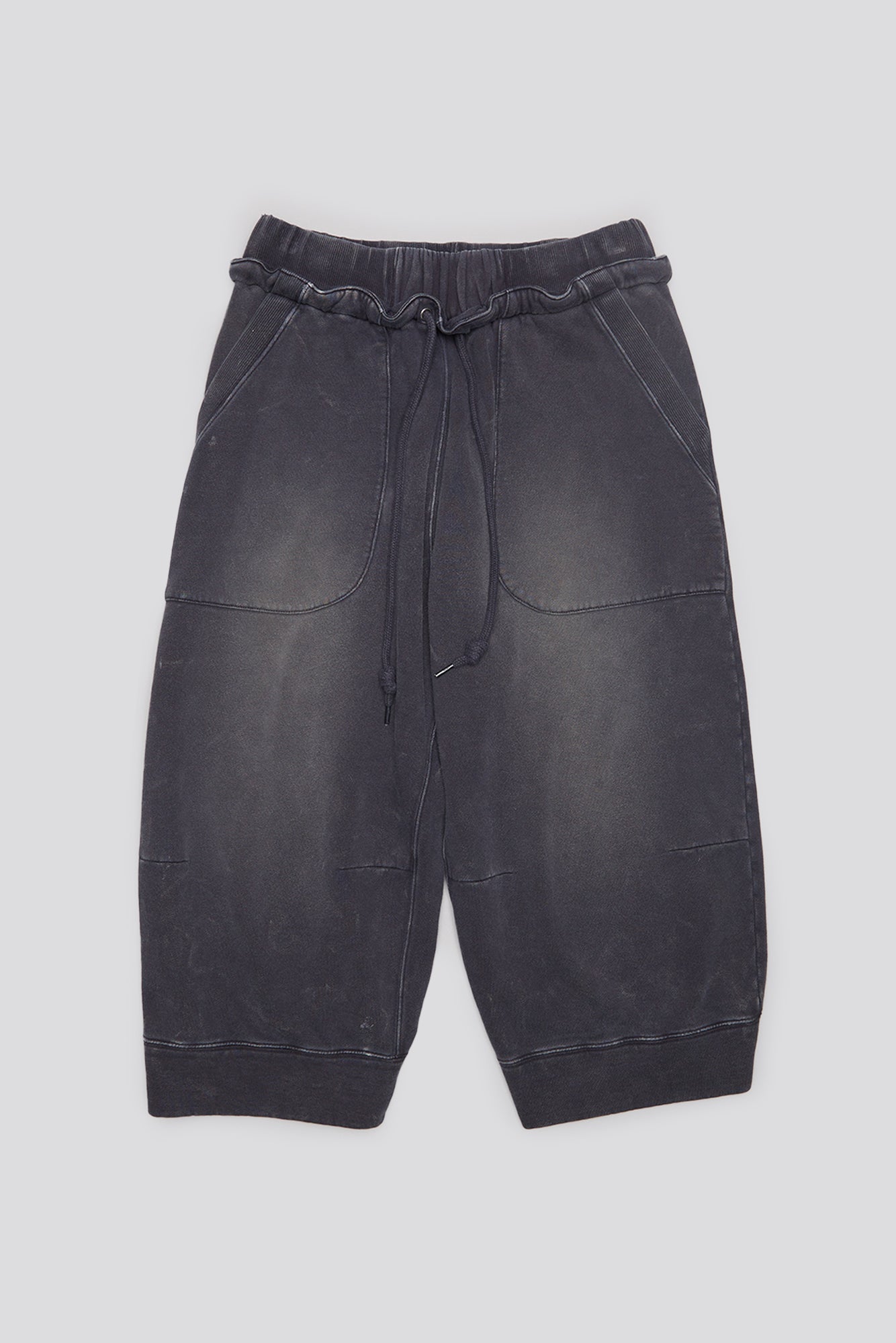 DECONSTRUCTED CROPPED SWEATPANT - NAVY | R13 ONLINE