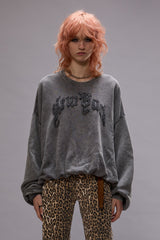 NEW YORK BALLOON CREWNECK - ACID GREY | R13 for sale