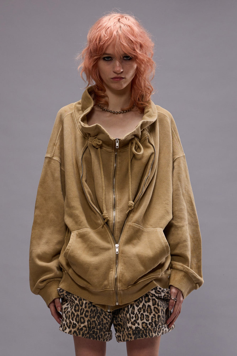 PAPERBAG ZIP-UP - KHAKI | R13 US