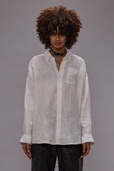 DROP NECK SHIRT - WHITE | R13 discount