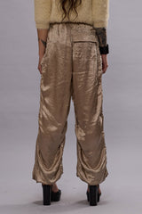 BALLOON PANTS WITH DOUBLE SEAM - BEIGE | R13 US
