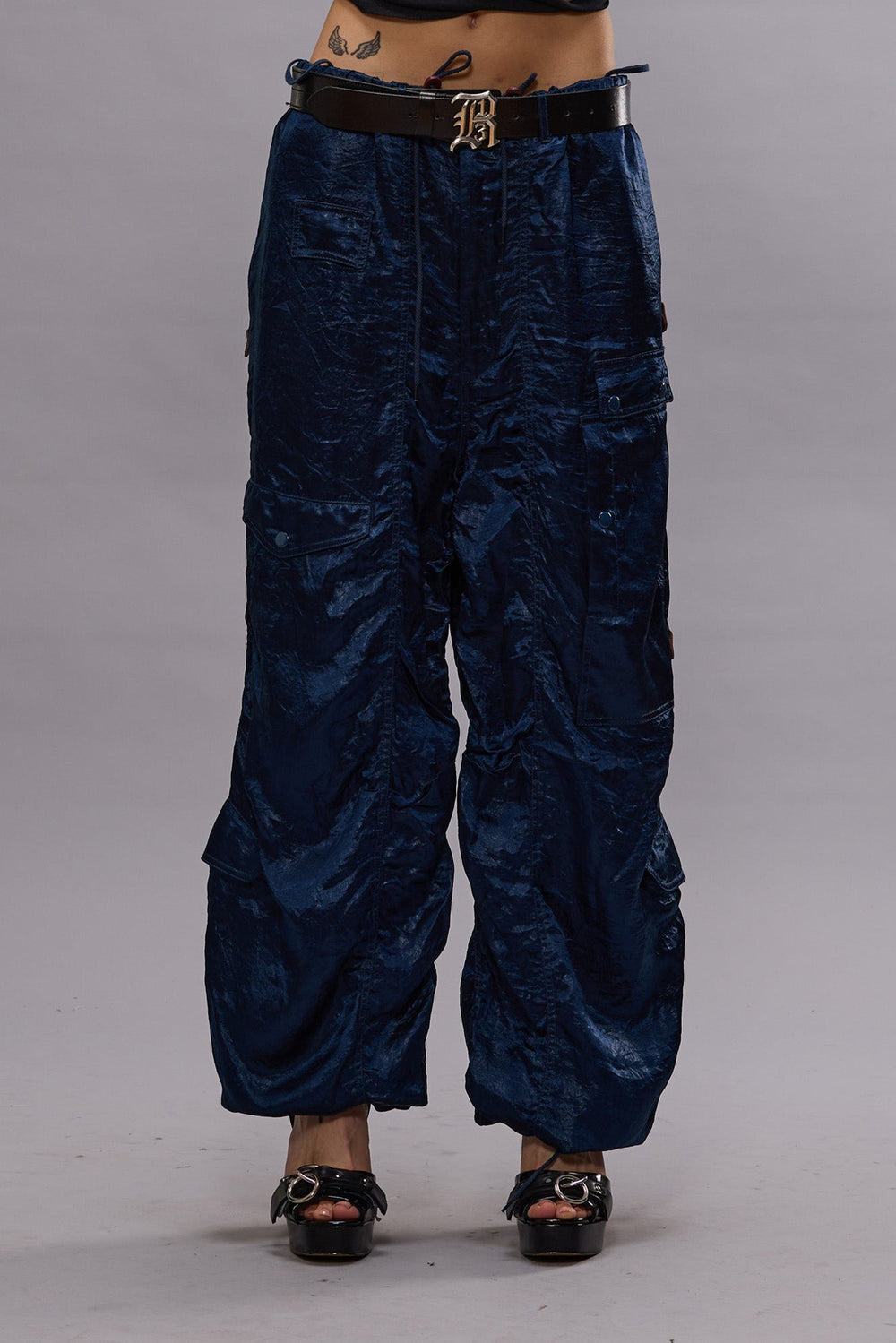 MULTIPOCKET BALLOON PANT - NAVY | R13 near me