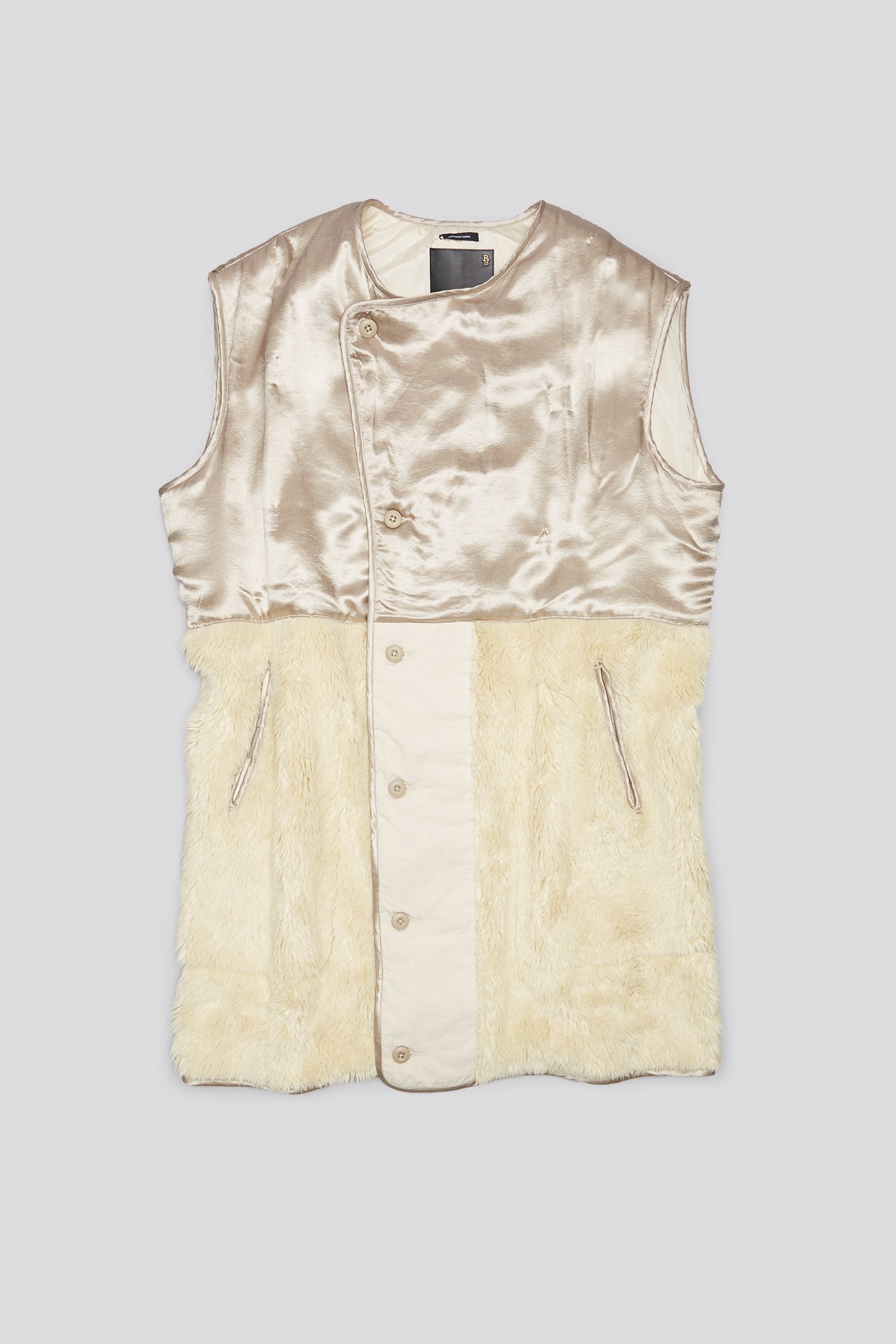 LINER VEST - BEIGE/CREAM | R13 US
