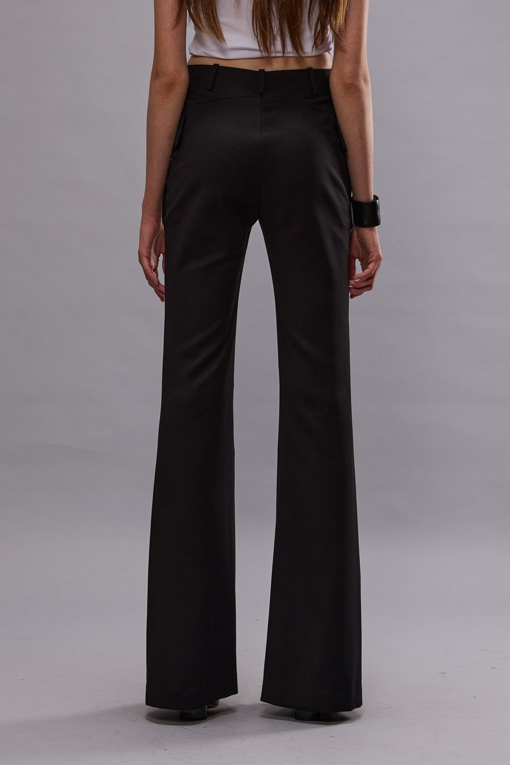 FLARE LEG TROUSER - BLACK | R13 for sale