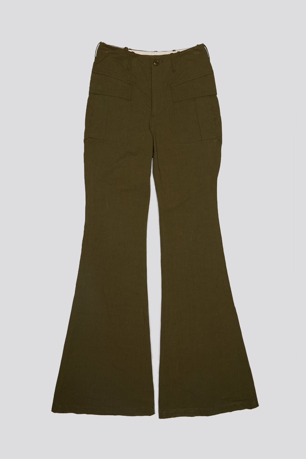 FLARE LEG PANT - OLIVE | R13 outlet