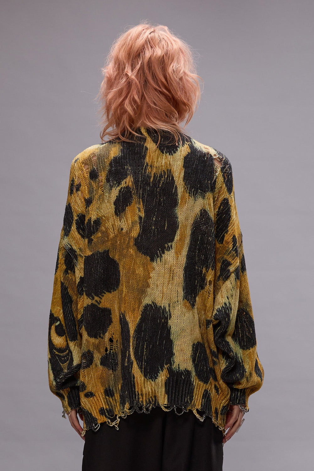 PRINTED OVERSIZED CARDIGAN - LEOPARD | R13 outlet