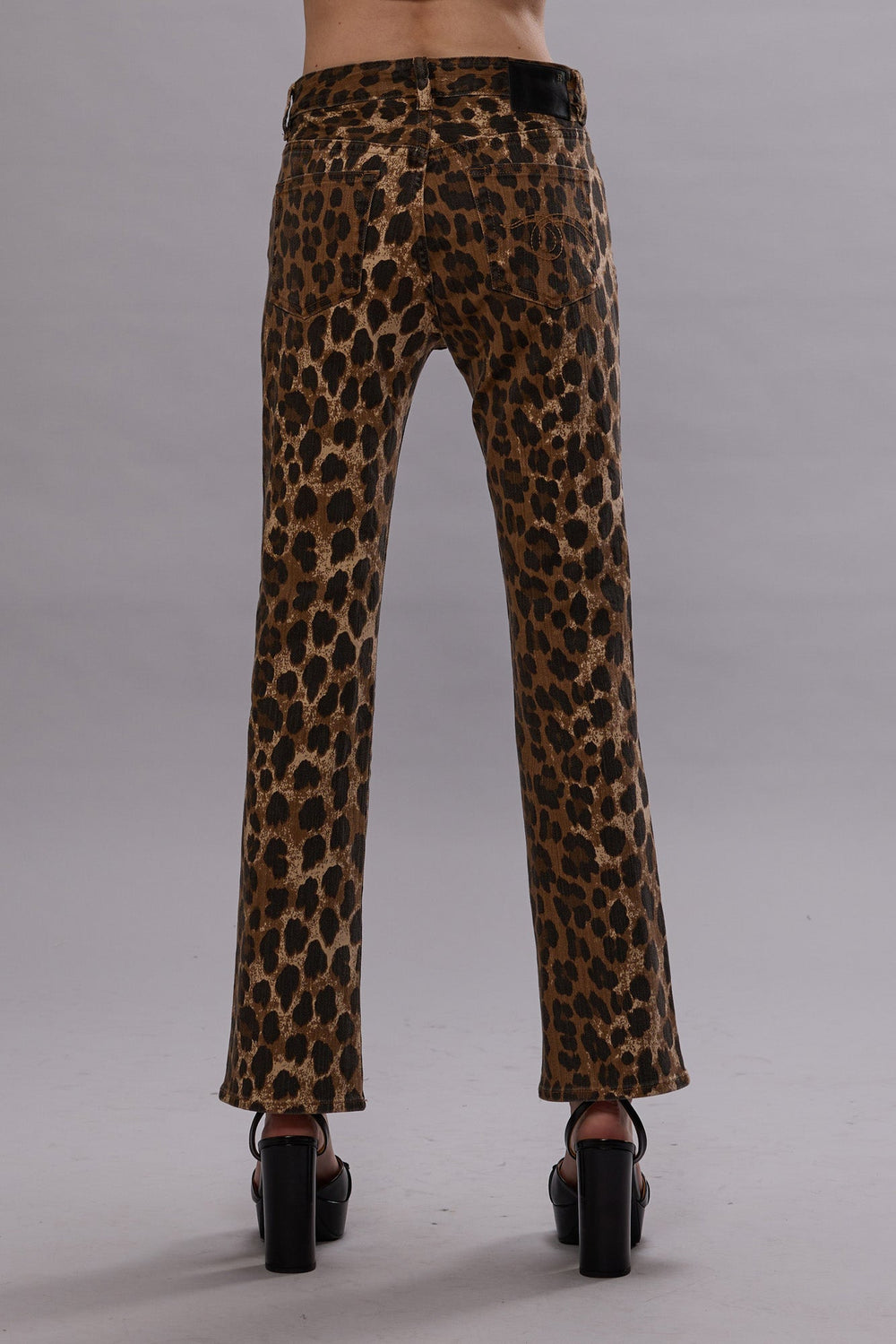 KICK FIT - STONE WASHED LEOPARD | R13 US