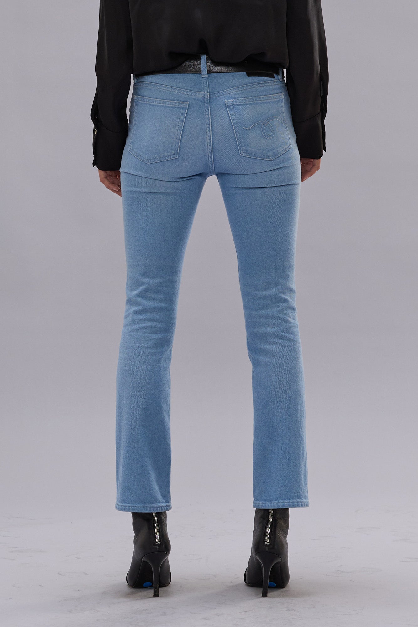 KICK FIT JEAN - BABY BLUE STRETCH | R13 near me