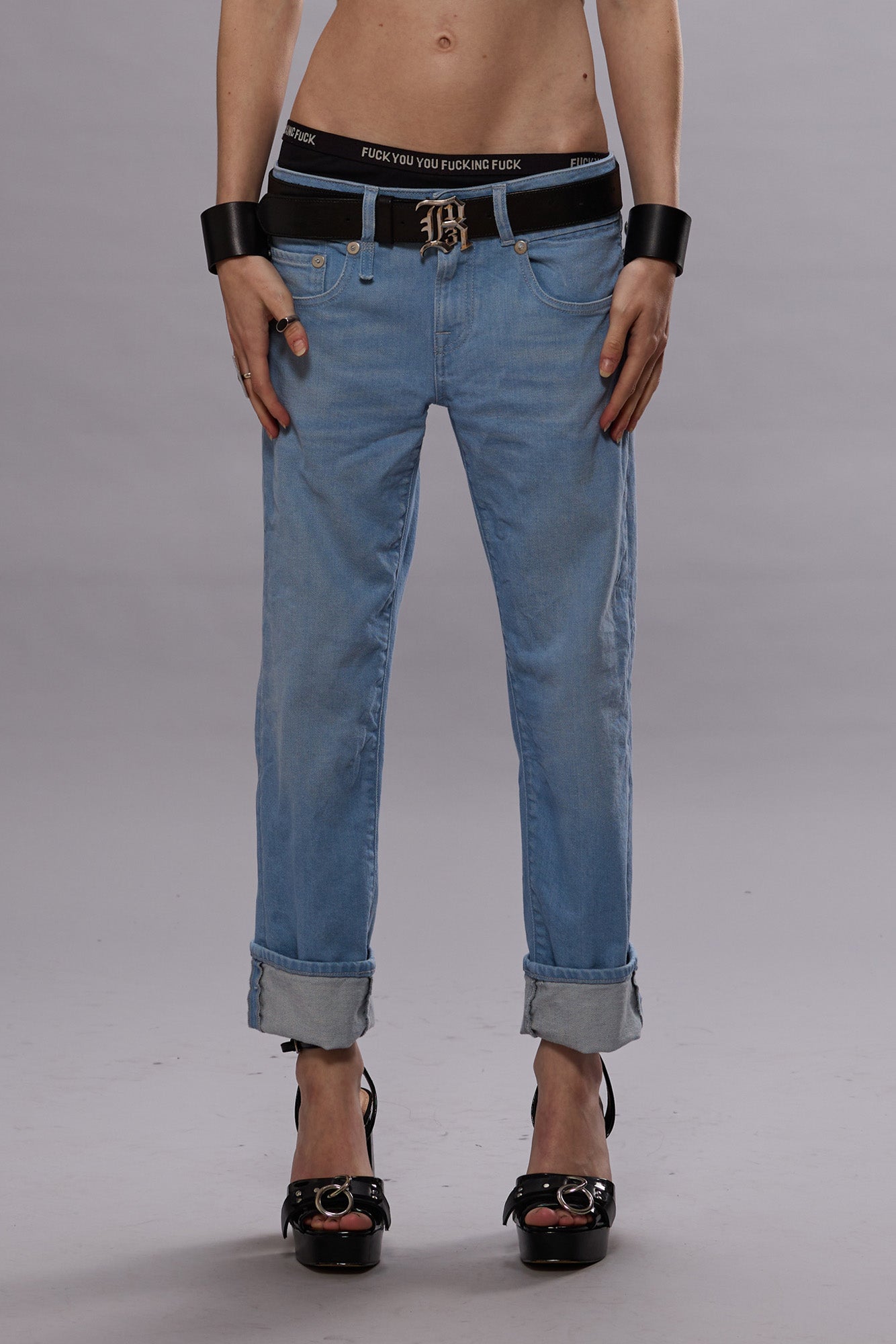 BOY STRAIGHT JEAN - BABY BLUE STRETCH | R13 ONLINE