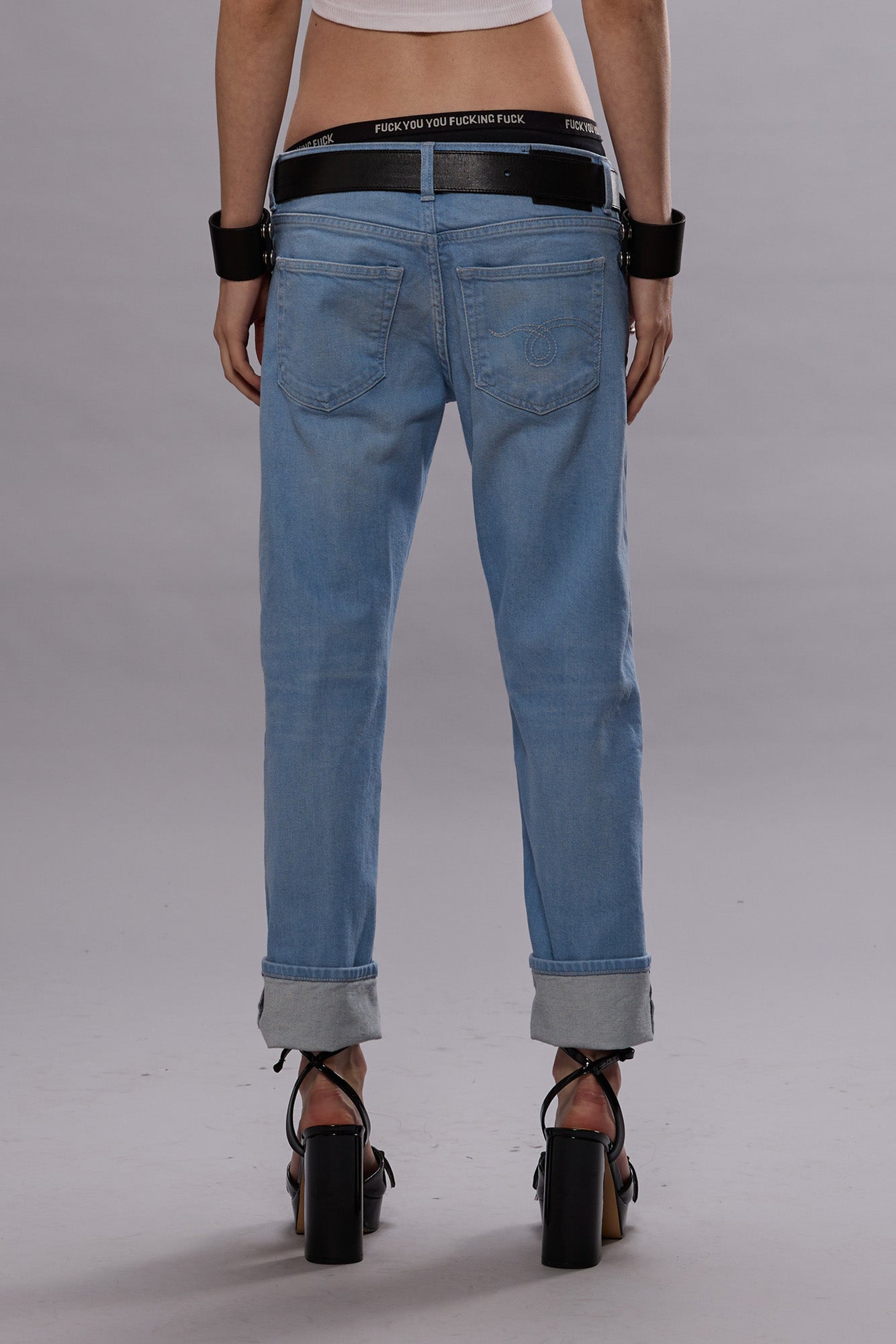 BOY STRAIGHT JEAN - BABY BLUE STRETCH | R13 ONLINE