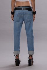 BOY STRAIGHT JEAN - BABY BLUE STRETCH | R13 ONLINE