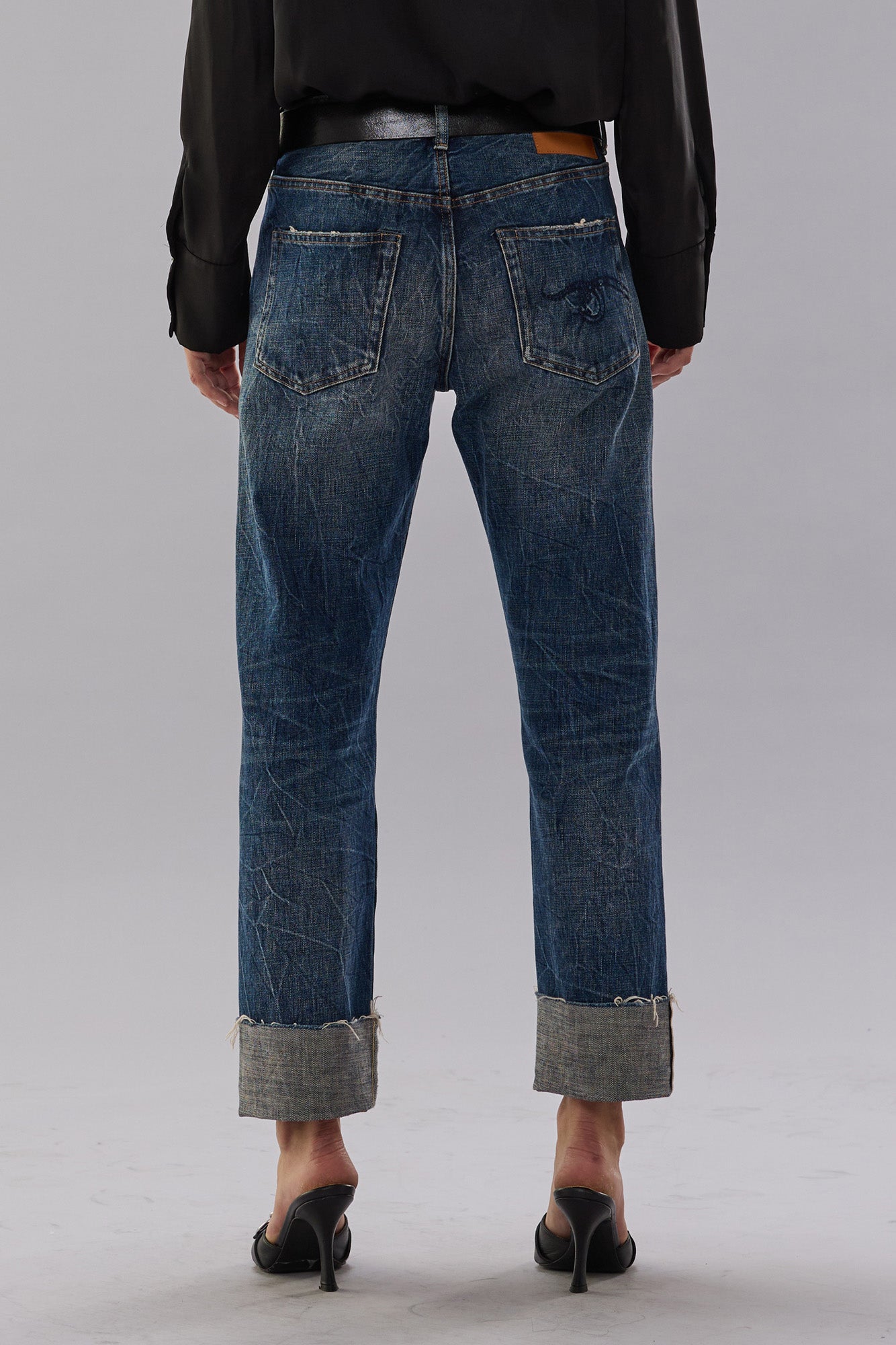 BOYFRIEND JEAN - TYNE SELVEDGE BLUE | R13 near me