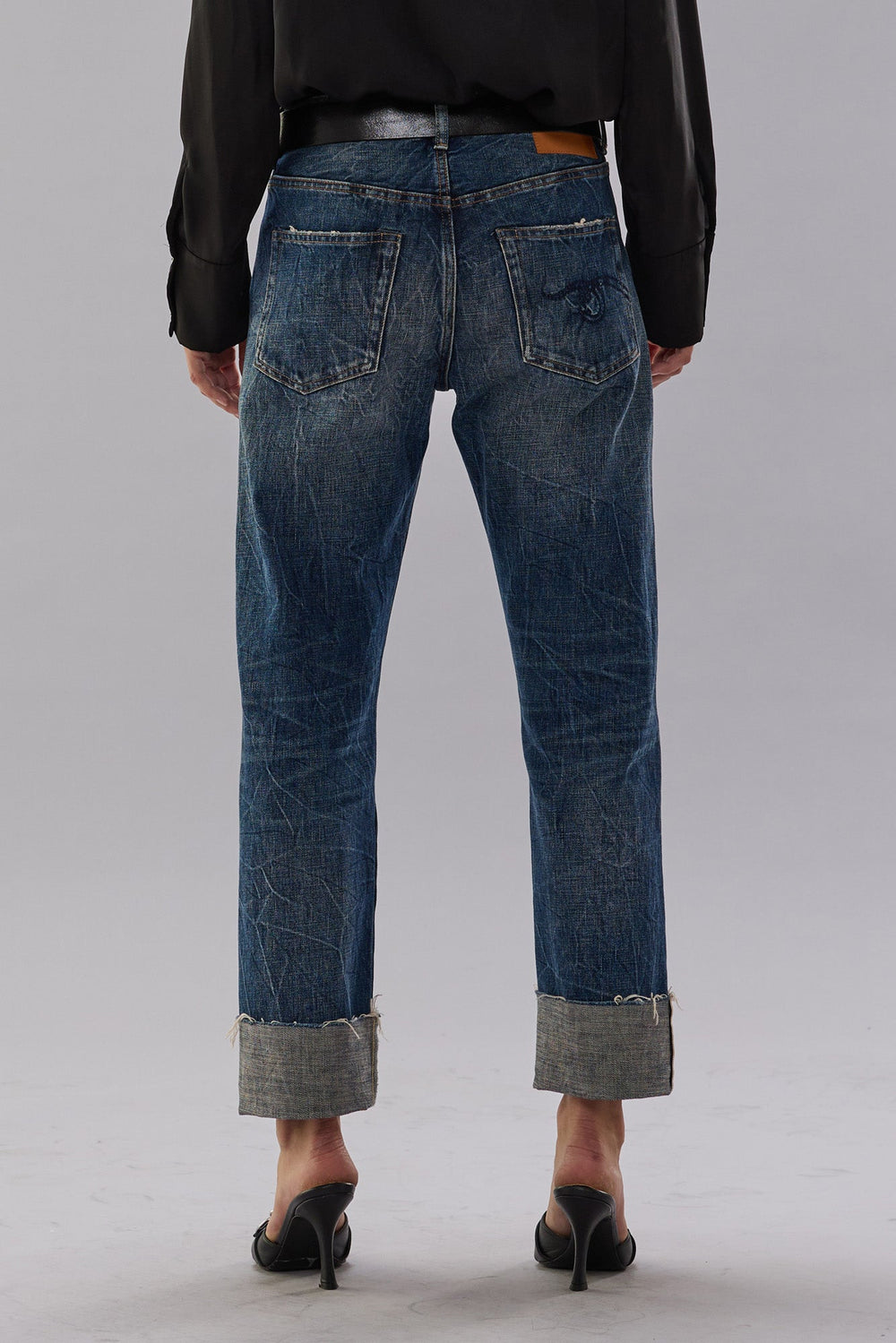 BOYFRIEND JEAN - TYNE SELVEDGE BLUE | R13 near me